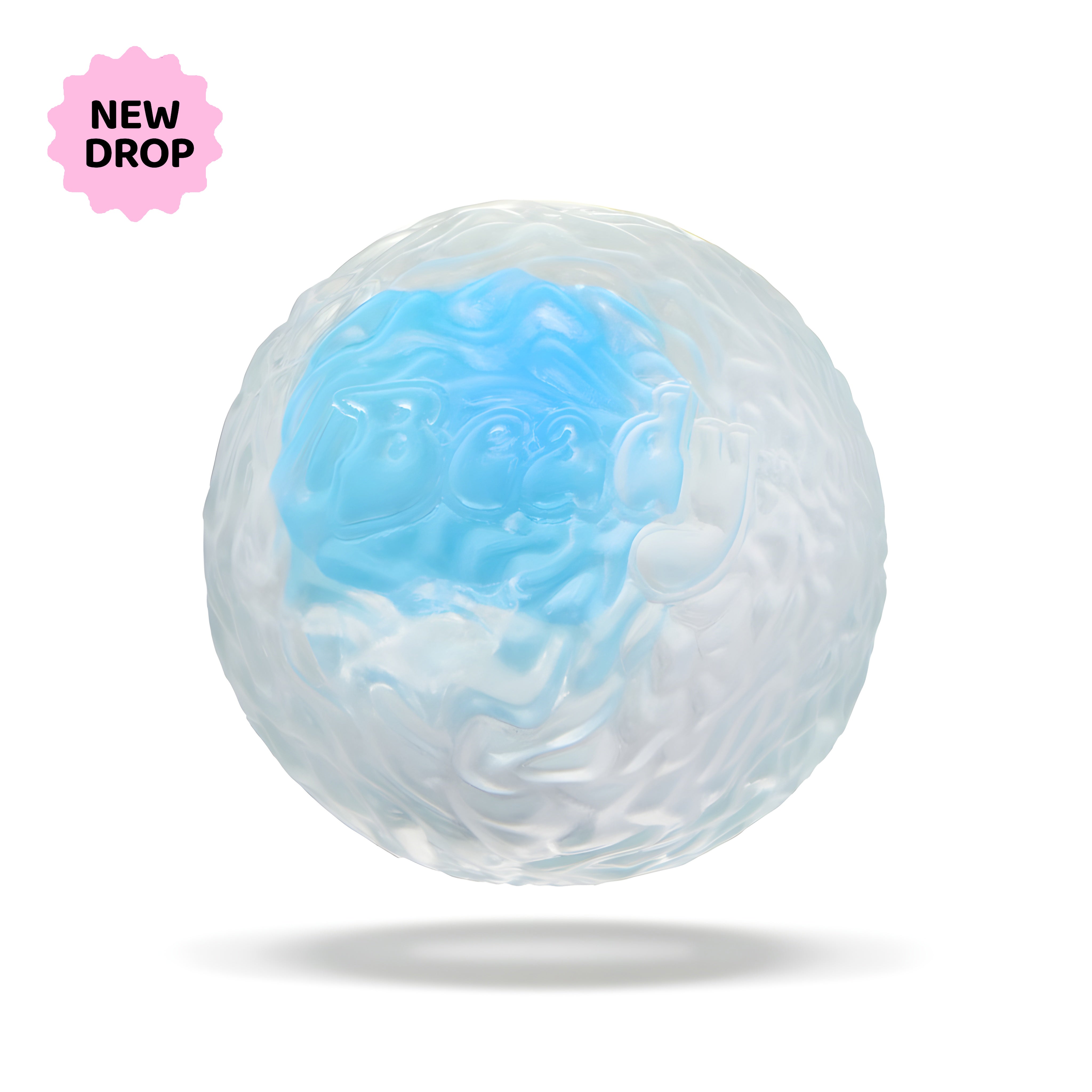 Clear Squishy Stress Ball | Ice Cube Fidget Toy for Calm & Focus